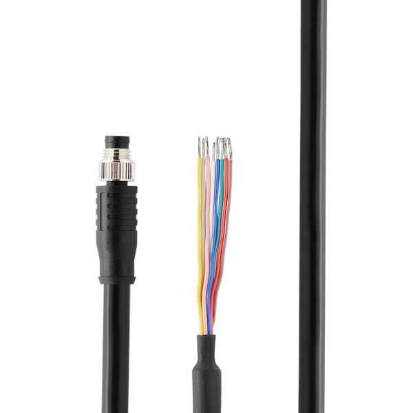 GPIO Cables with 8-pin M8 A-Coded Circular Connector