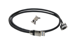 USB 3.1 Locking Cables (Cast Metal Connectors)